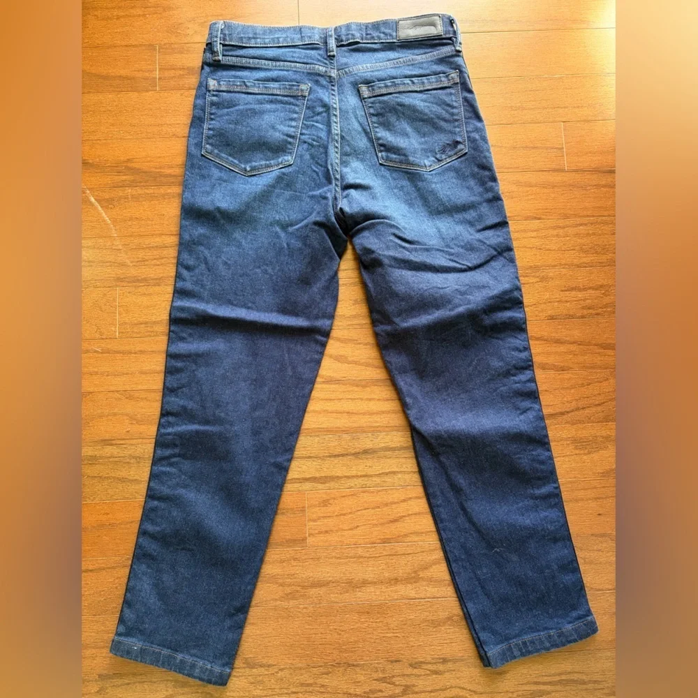 Karl Lagerfeld Paris Women’s Straight Leg Logo Taping Jeans Size 4